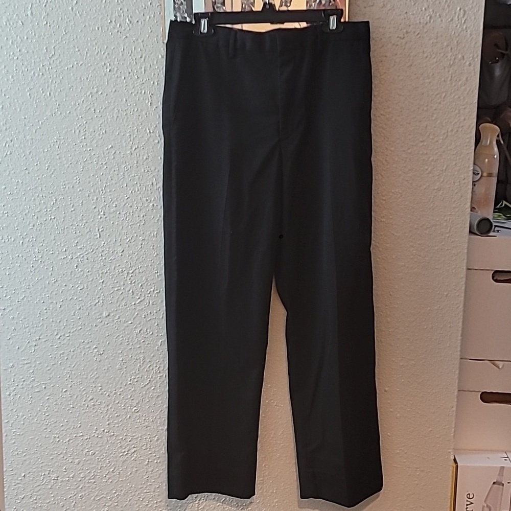 MERONA BLACK SLACKS MEN SIZE 34X30
